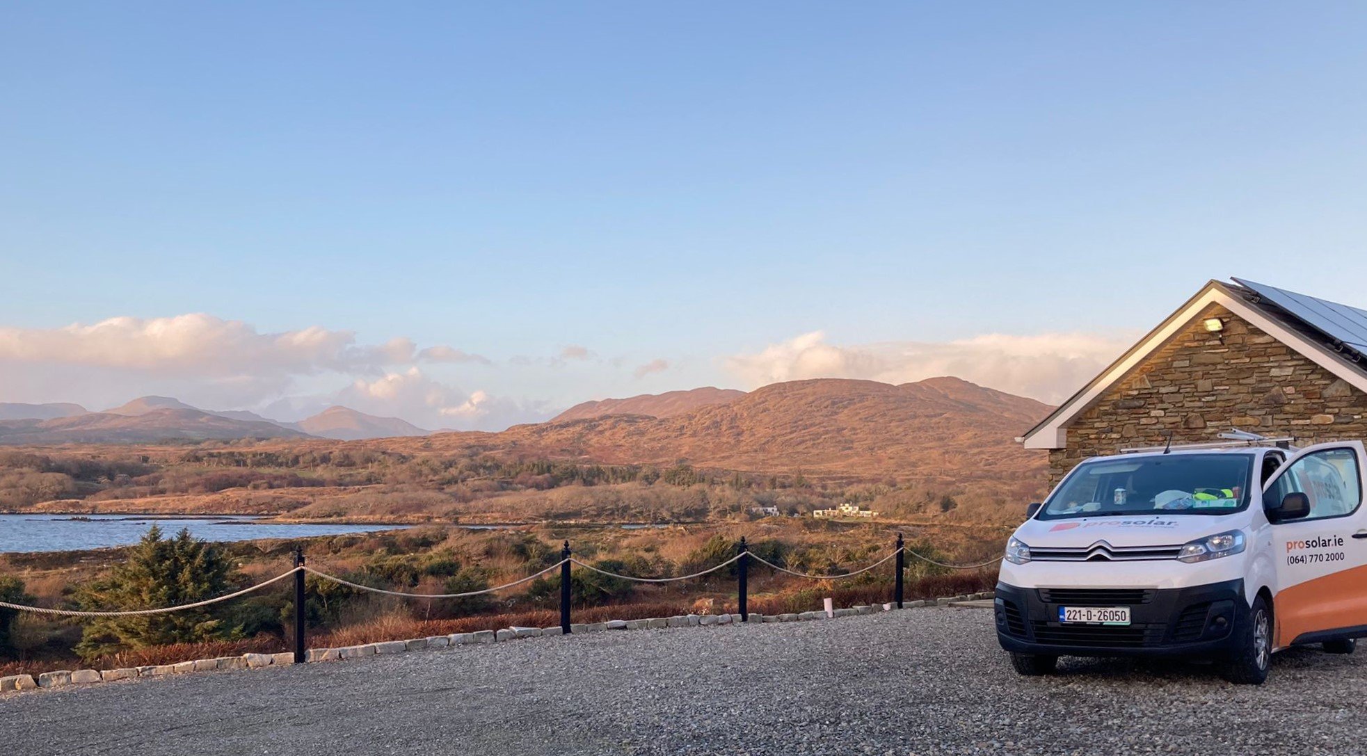 Solar PV installation on a community building in Ireland